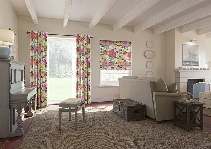 Amelia Faux Silk, Berry Blush - Made to Measure Curtain - Image 8